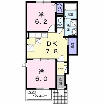 ドリーム・８０Ａの物件間取画像